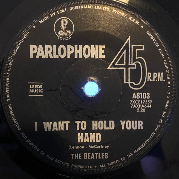 The Beatles : I Want To Hold Your Hand (7", Single, Mono)