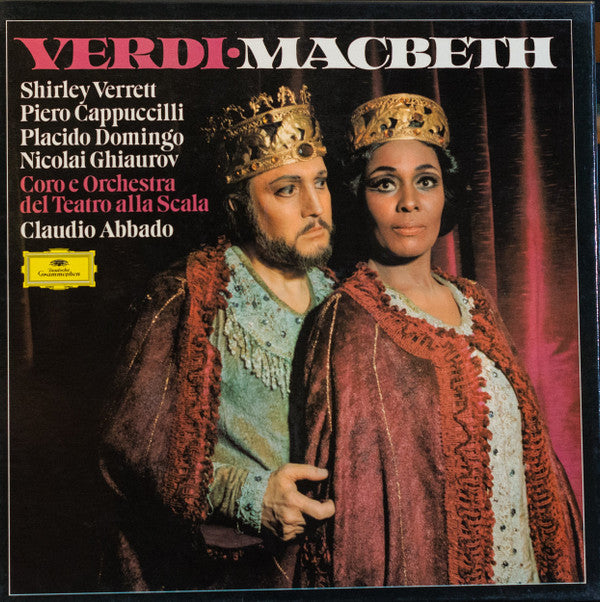 Giuseppe Verdi - Shirley Verrett, Piero Cappuccilli, Placido Domingo, Nicolai Ghiaurov, Coro Del Teatro Alla Scala E Orchestra Del Teatro Alla Scala, Claudio Abbado : Macbeth (3xLP, Album + Box)