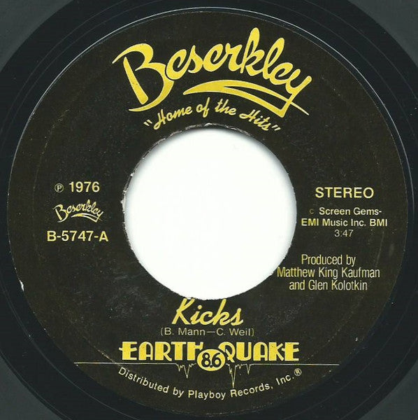 Earth Quake (2) : Kicks / Trainride (7")