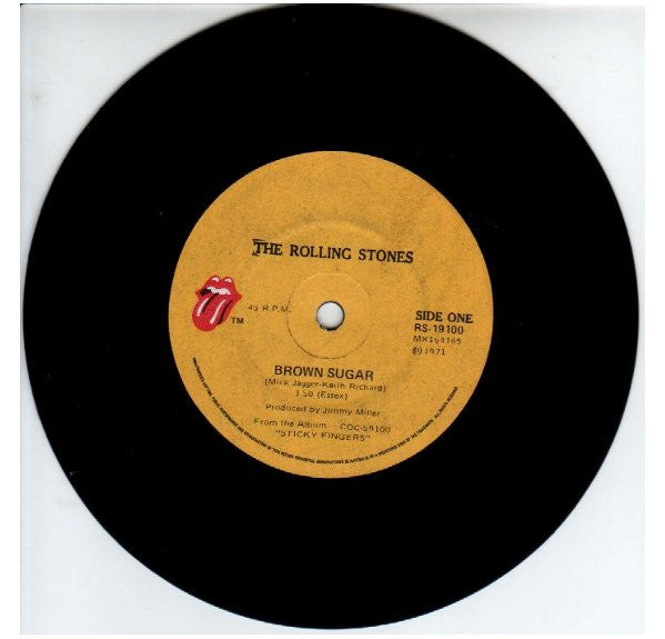 The Rolling Stones : Brown Sugar / Bitch (7", Single)