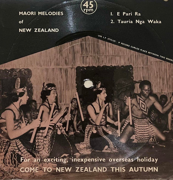 Unknown Artist : Maori Melodies Of New Zealand (Flexi, 7", Shape, S/Sided, Card, Pic)