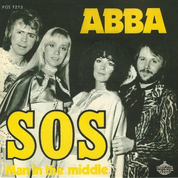 ABBA : SOS (7", Single, Yel)