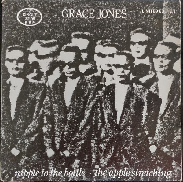 Grace Jones : Nipple To The Bottle / The Apple Stretching (12", Single, Ltd)