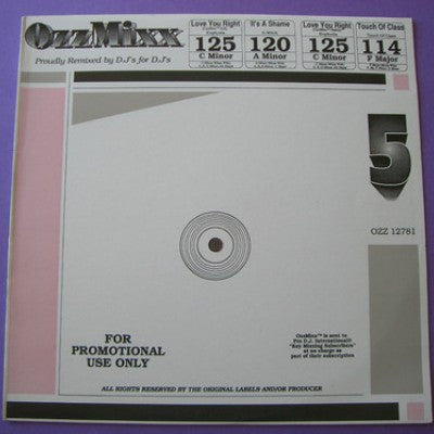Various : OzzMixx 5 (12", Promo)