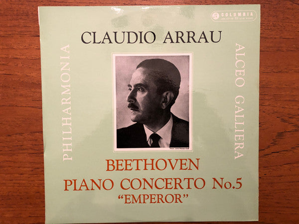 Ludwig van Beethoven / Claudio Arrau / Alceo Galliera / Philharmonia Orchestra : Piano Concerto No. 5 In E Flat Major, "Emperor" (LP, Ste)