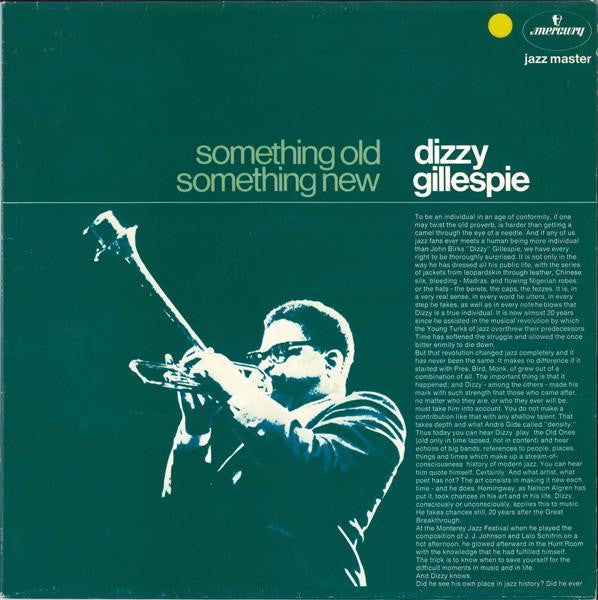 Dizzy Gillespie : Something Old, Something New (LP, Album, RE)