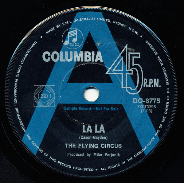 The Flying Circus : La La (7", Single, Promo)