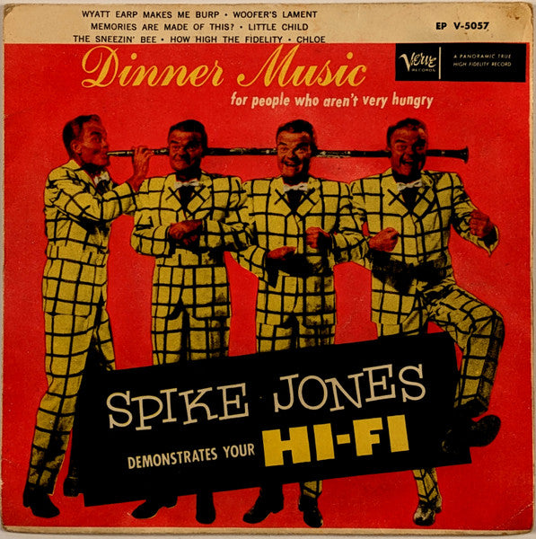 Spike Jones : Dinner Music For People Who Aren't Very Hungry: Spike Jones Demonstrates Your Hi-Fi (Part 2) (7", EP)