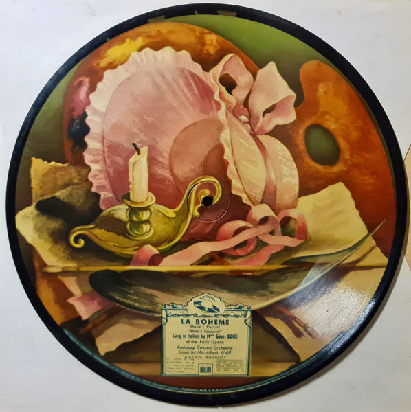 Geori Boué : La Boheme / Madame Butterfly (Shellac, 10", Pic)