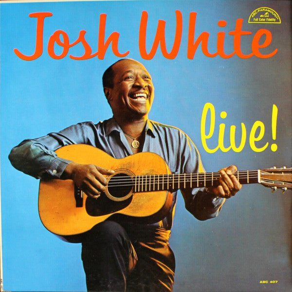 Josh White : Live! (LP, Album, Mono)