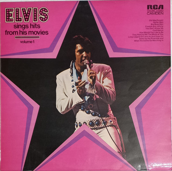 Elvis* : Sings Hits From His Movies Volume 1 (LP, Comp, RE)