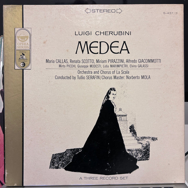 Luigi Cherubini, Maria Callas, Renata Scotto, Miriam Pirazzini, Alfredo Giacomotti : Medea (3xLP, Album + Box)
