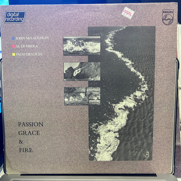 John McLaughlin - Al Di Meola - Paco De Lucía : Passion, Grace & Fire (LP, Album)