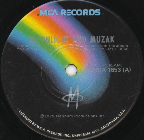 M (2) : Moonlight And Muzak (7", Single)