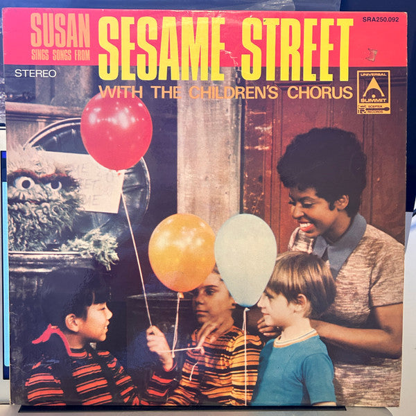 Susan Robinson With The Children's Chorus (2) : Susan Sings Songs From Sesame Street (LP, Album)
