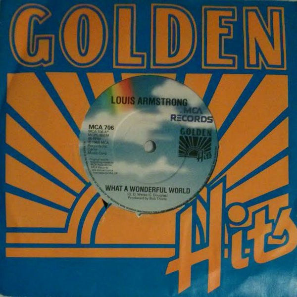 Louis Armstrong : What A Wonderful World / Hello Dolly (7", Single, RP)