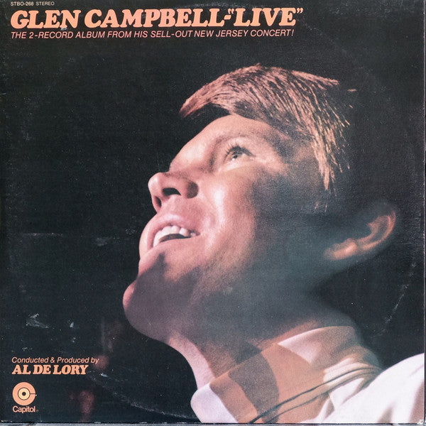 Glen Campbell : Live (2xLP, Album, RE, Ora)