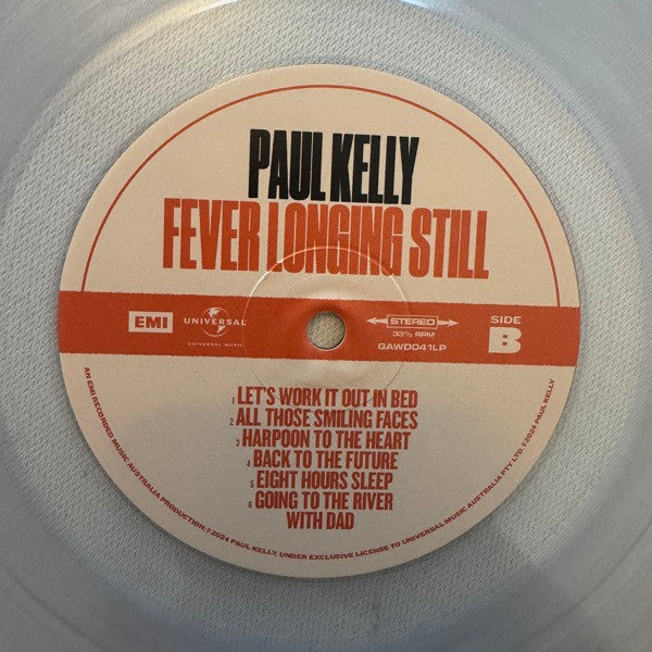 Paul Kelly (2) : Fever Longing Still (LP, Album, Cle)