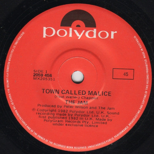 The Jam : Town Called Malice / Precious (7", Single)