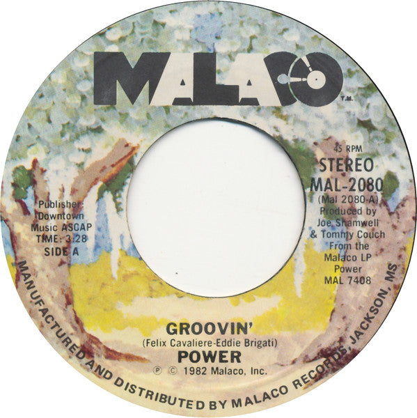 Power (3) : Groovin' (7", Single, Styrene)