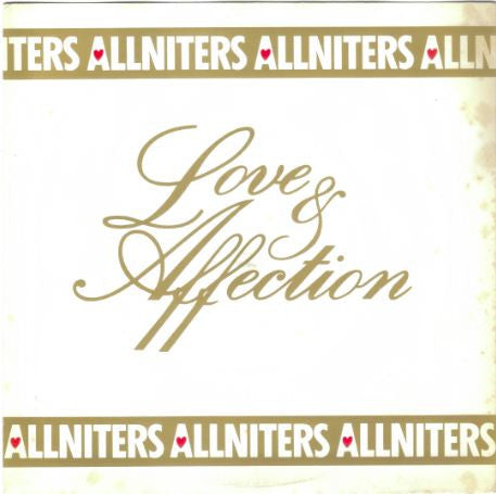 Allniters : Love And Affection (7", Single)