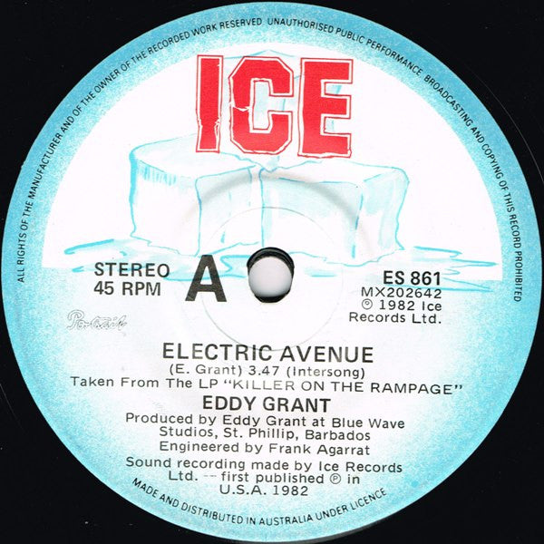 Eddy Grant : Electric Avenue (7", Single)