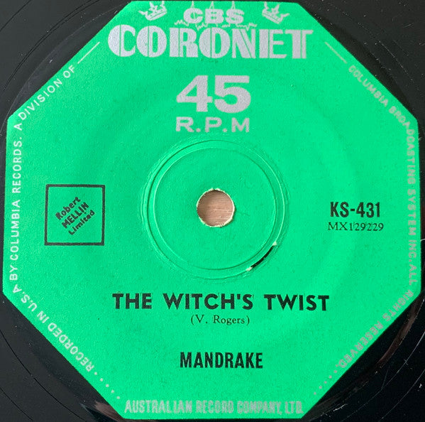 Mandrake (11) : The Witch's Twist (7", Single)