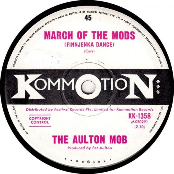 The Aulton Mob : March Of The Mods (7", Single)