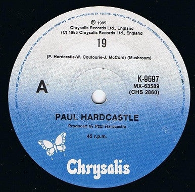 Paul Hardcastle : 19 (7")