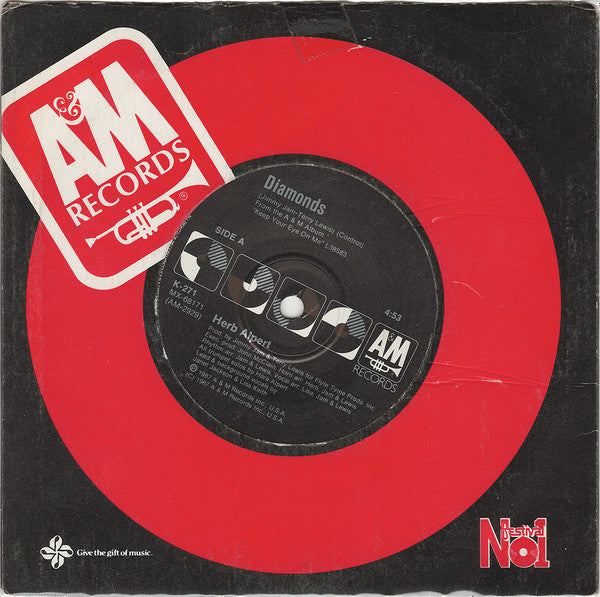 Herb Alpert : Diamonds (7", Single)