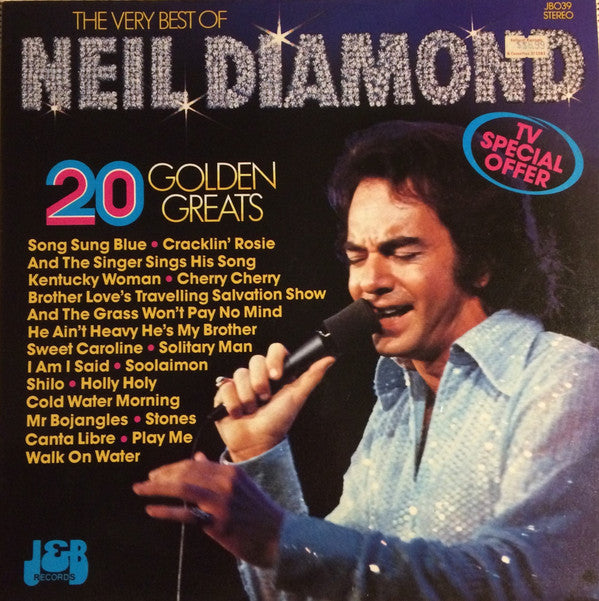 Neil Diamond : Neil Diamond 20 Golden Greats (LP, Comp)
