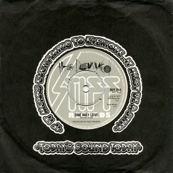 The Damned : One Way Love / Don't Cry Wolf (7", Single)