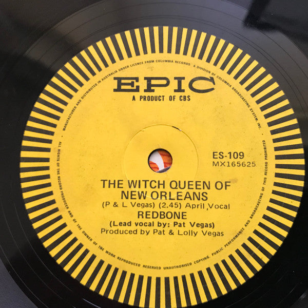 Redbone : The Witch Queen Of New Orleans (7")