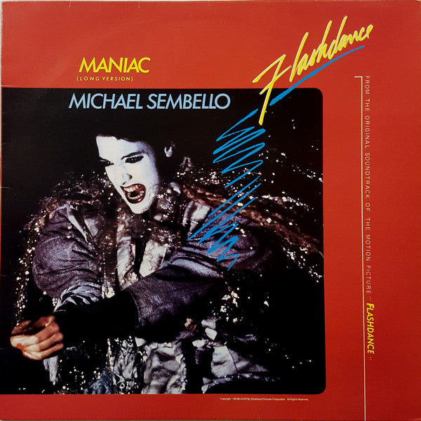 Michael Sembello : Maniac (Long Version) (12", Single)