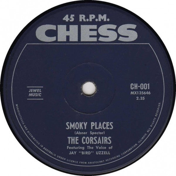 The Corsairs : Smoky Places / Thinkin' (Maybe She's Changed Her Ways) (7")