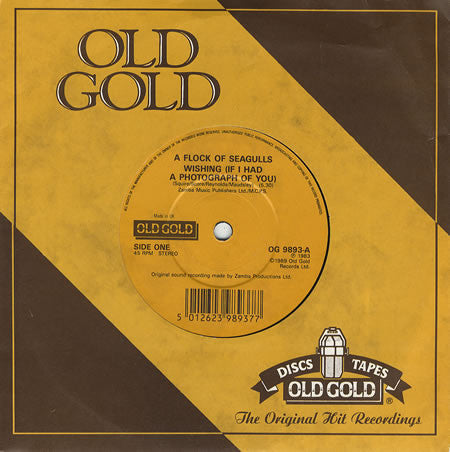 A Flock Of Seagulls : Wishing (If I Had A Photograph) / The More You Live, The More You Love (7")