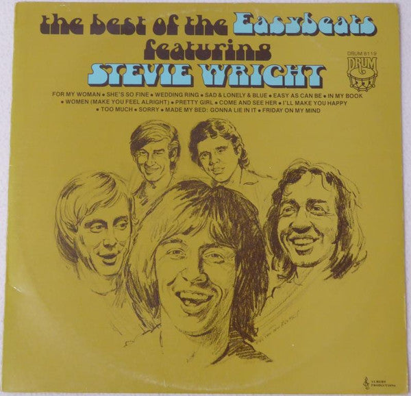 The Easybeats : The Best Of The Easybeats Featuring Stevie Wright (LP, Comp, RE)