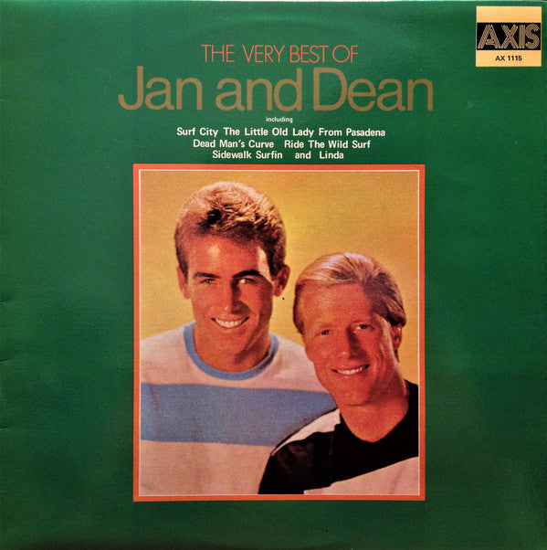 Jan & Dean : The Very Best Of Jan & Dean (LP, Comp)
