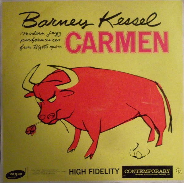Barney Kessel : Modern Jazz Performances From Bizet's Carmen (LP, Album, Mono)