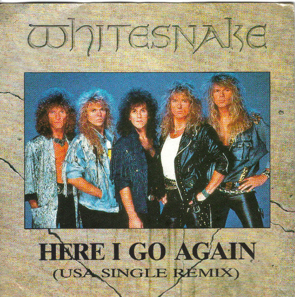 Whitesnake : Here I Go Again (USA Single Remix) (7", Single, Pap)