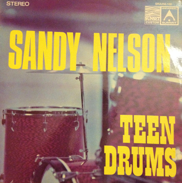 Sandy Nelson : Teen Drums (LP, Comp, RE)