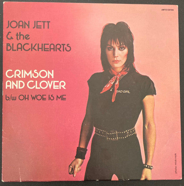 Joan Jett & The Blackhearts : Crimson And Clover (7")