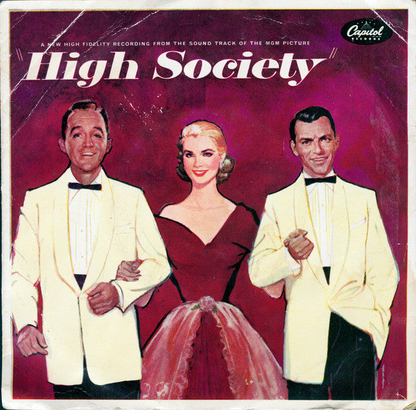 Bing Crosby - Grace Kelly - Louis Armstrong And His Band - Frank Sinatra : High Society (7", EP)