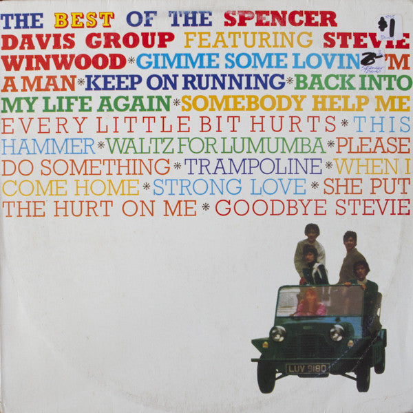 The Spencer Davis Group : The Best Of Spencer Davis Group Featuring Steve Winwood (LP, Comp, RP)
