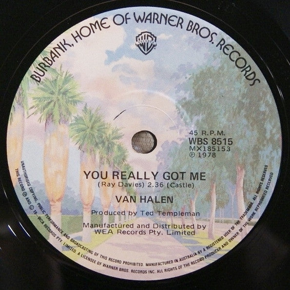 Van Halen : You Really Got Me (7", Single)