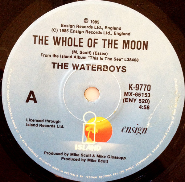 The Waterboys : The Whole Of The Moon (7", Single)