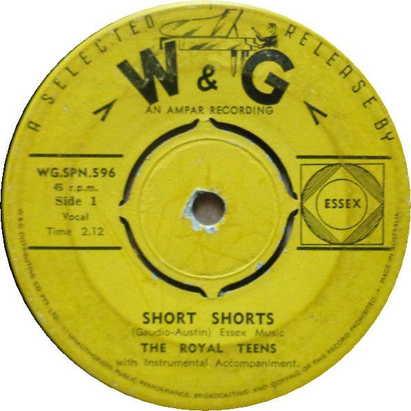 The Royal Teens : Short Shorts / Planet Rock (7", Single)