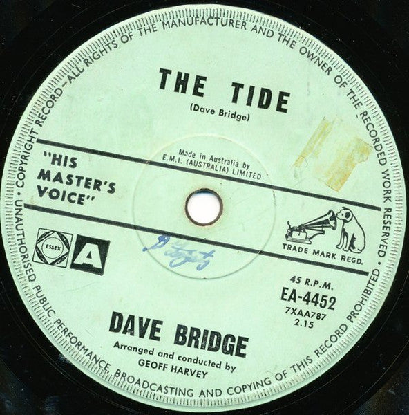 Dave Bridge : The Tide (7", Single)
