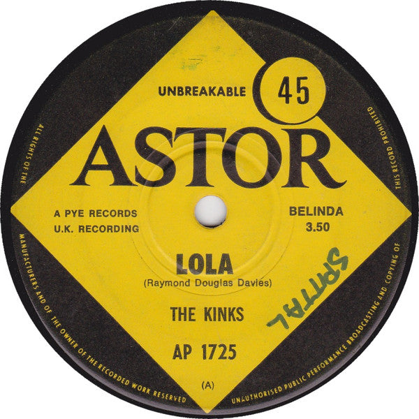The Kinks : Lola (7", Single)