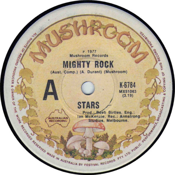 Stars (6) : Mighty Rock (7", Single)